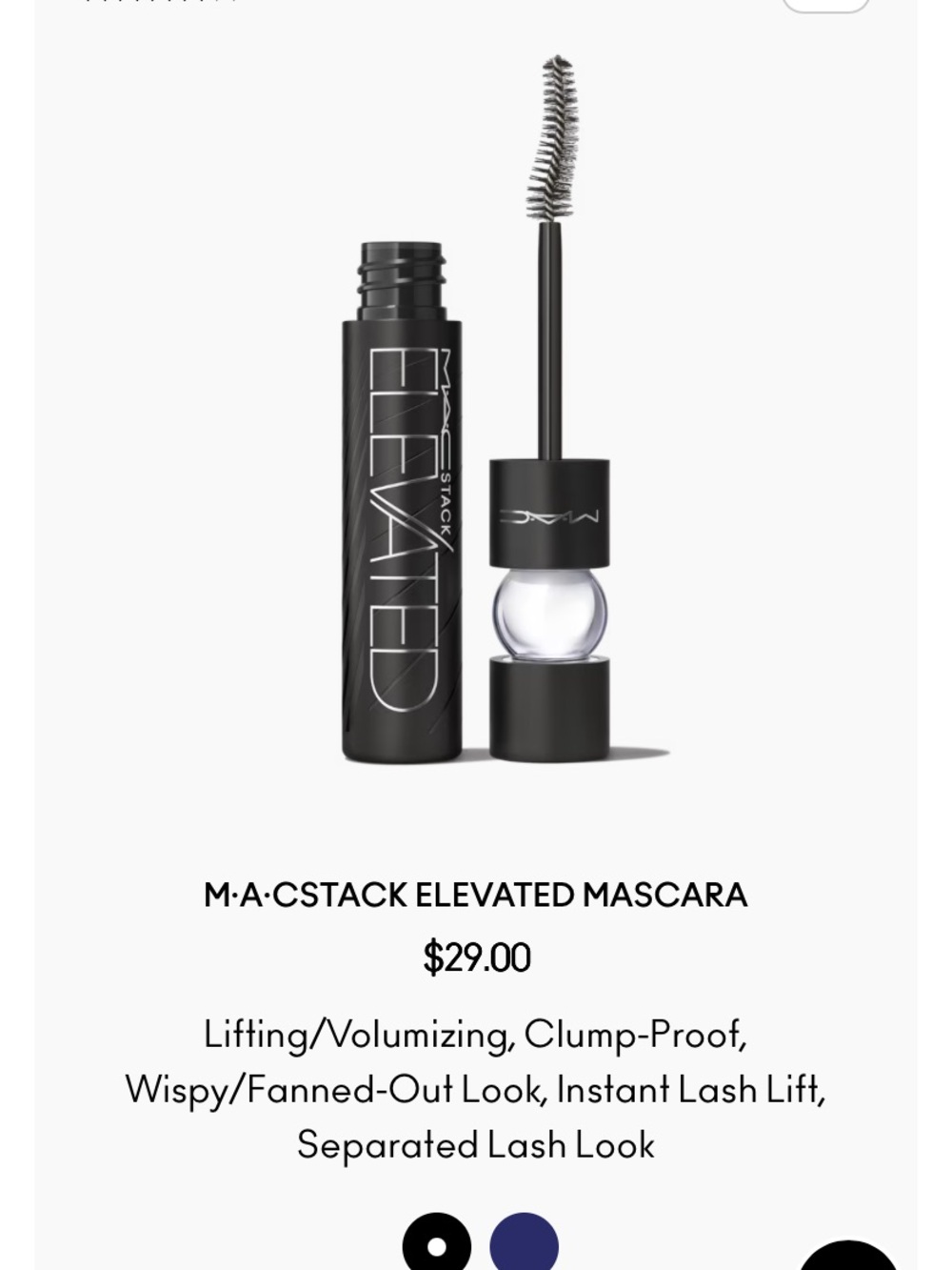 MAC Cosmetics Stack Elevated Mascara — Black
